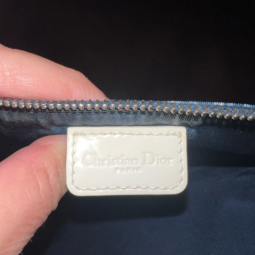 100% Auth. Dior Trotter Saddle Bag Navy - Picture 7 of 13